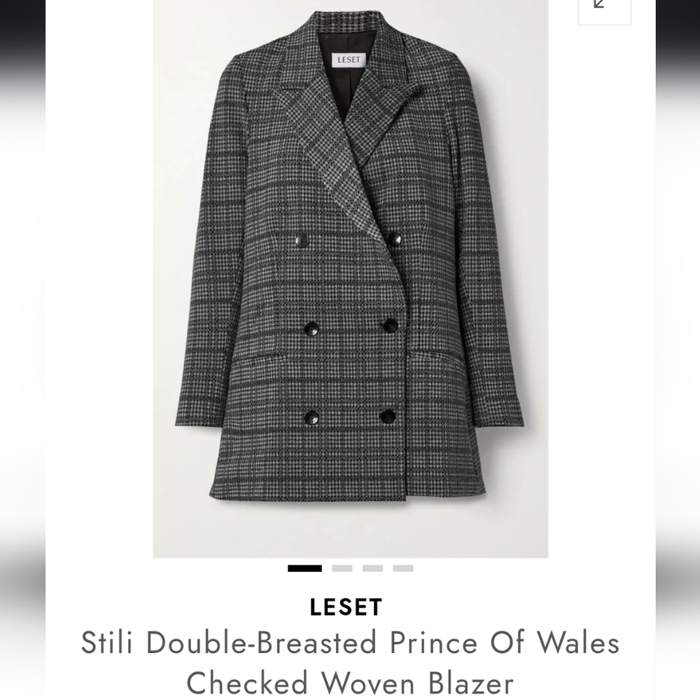 LESET Stili Prince Of Wales Checked Woven Set - Picture 9 of 9